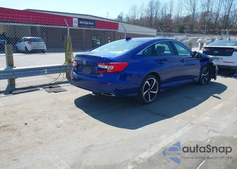 2020 Honda Accord Sport из США, поврежденный, VIN 1HGCV1F33LA057329